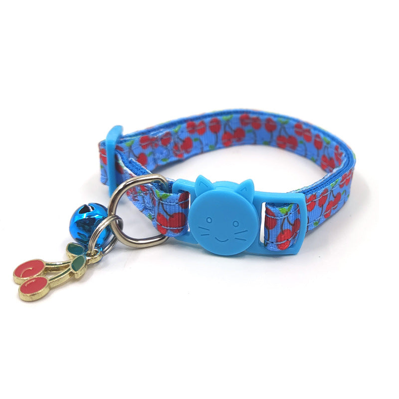 Pet Print Bell Cat Collar Cat Strap - detail view - PET'S FUN | cat toy
