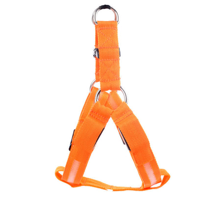 Dog Leashing Vest with Led Illuminated Chest - side view - PET'S FUN | dog accessories