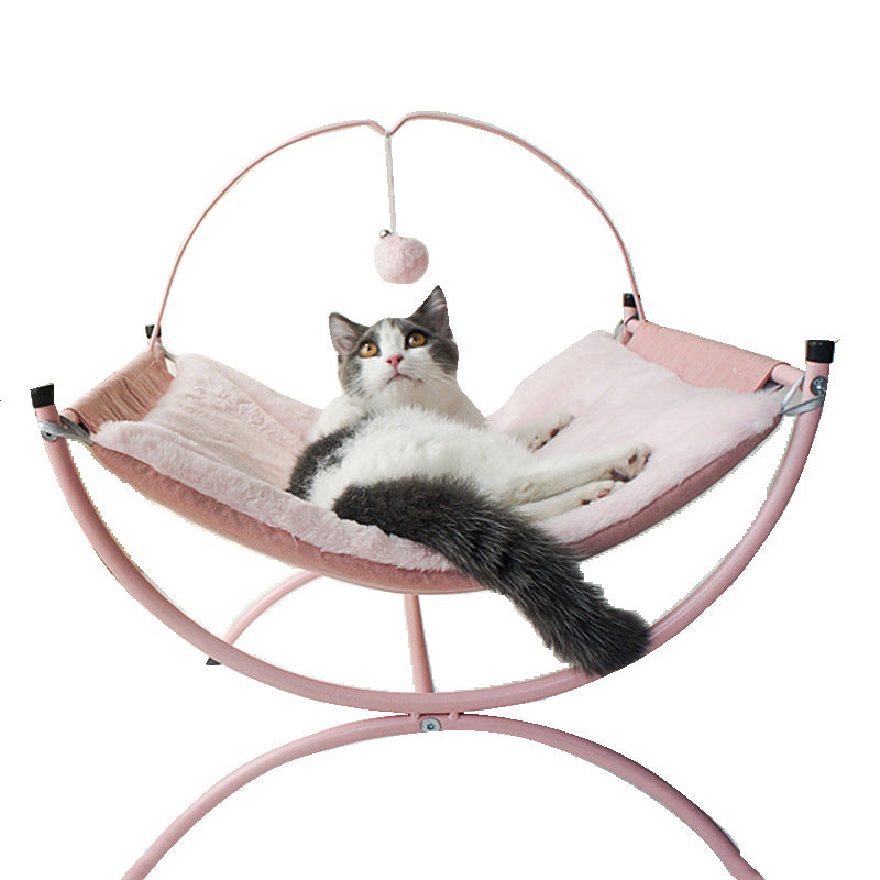 Four Seasons Universal Cat  Recliner Cat Bed - back view - PET'S FUN | cat toy