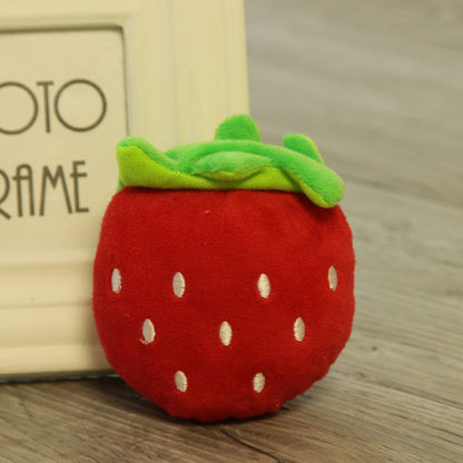 Fruit and Vegetable Pet Toys Cat and Dog - back view - PET'S FUN | dog accessories