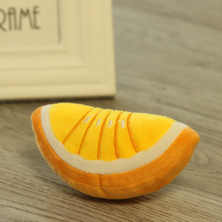 Fruit and Vegetable Pet Toys Cat and Dog - detail view - PET'S FUN | dog entertainment
