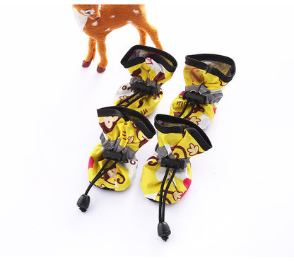 Pet Dog Shoes and Socks Four Seasons - angle view - PET'S FUN | dog supplies