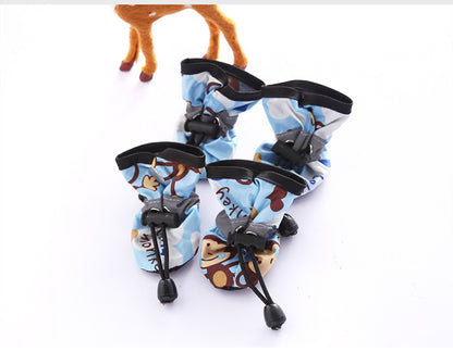 Pet Dog Shoes and Socks Four Seasons - back view - PET'S FUN | interactive dog toy