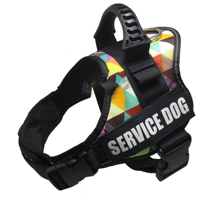 K9 Harness for Dogs Reflective Adjustable - front view - PET'S FUN | dog accessories