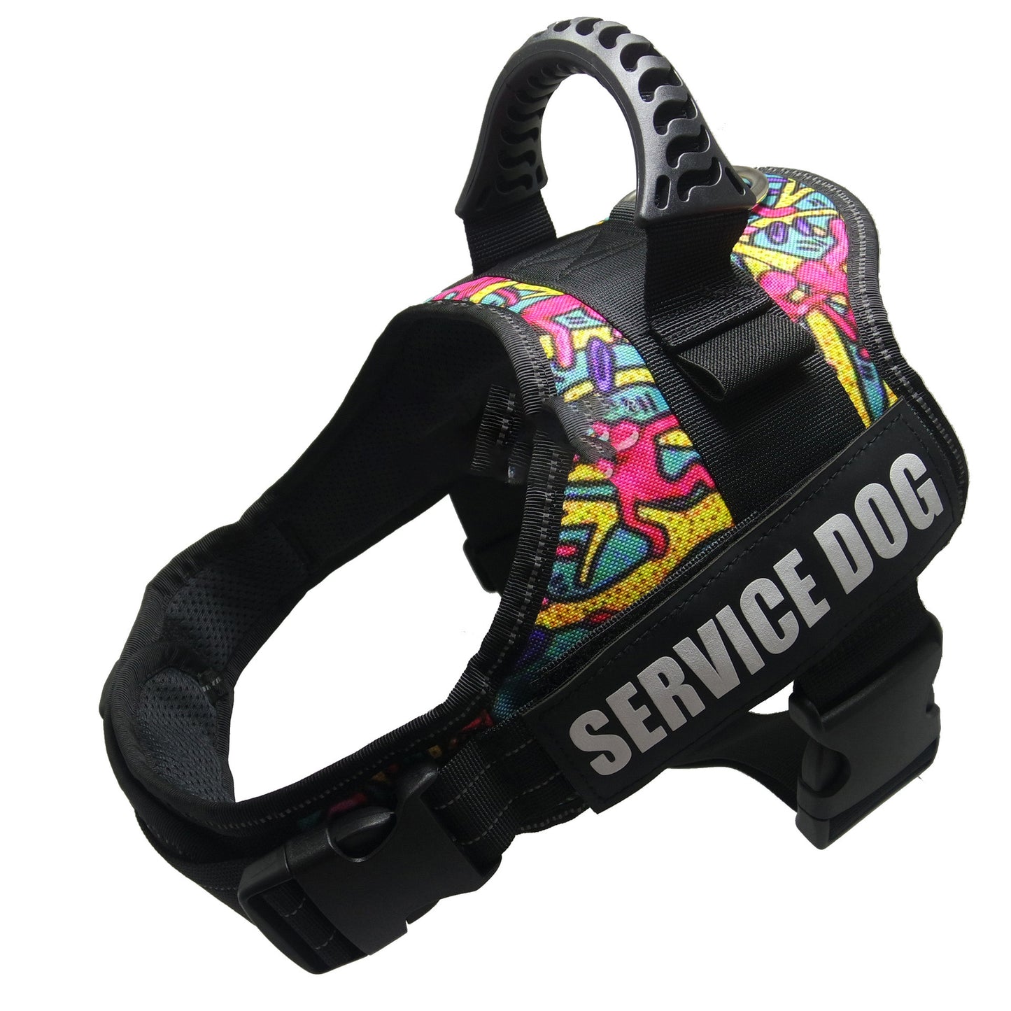 K9 Harness for Dogs Reflective Adjustable - back view - PET'S FUN | interactive dog toy