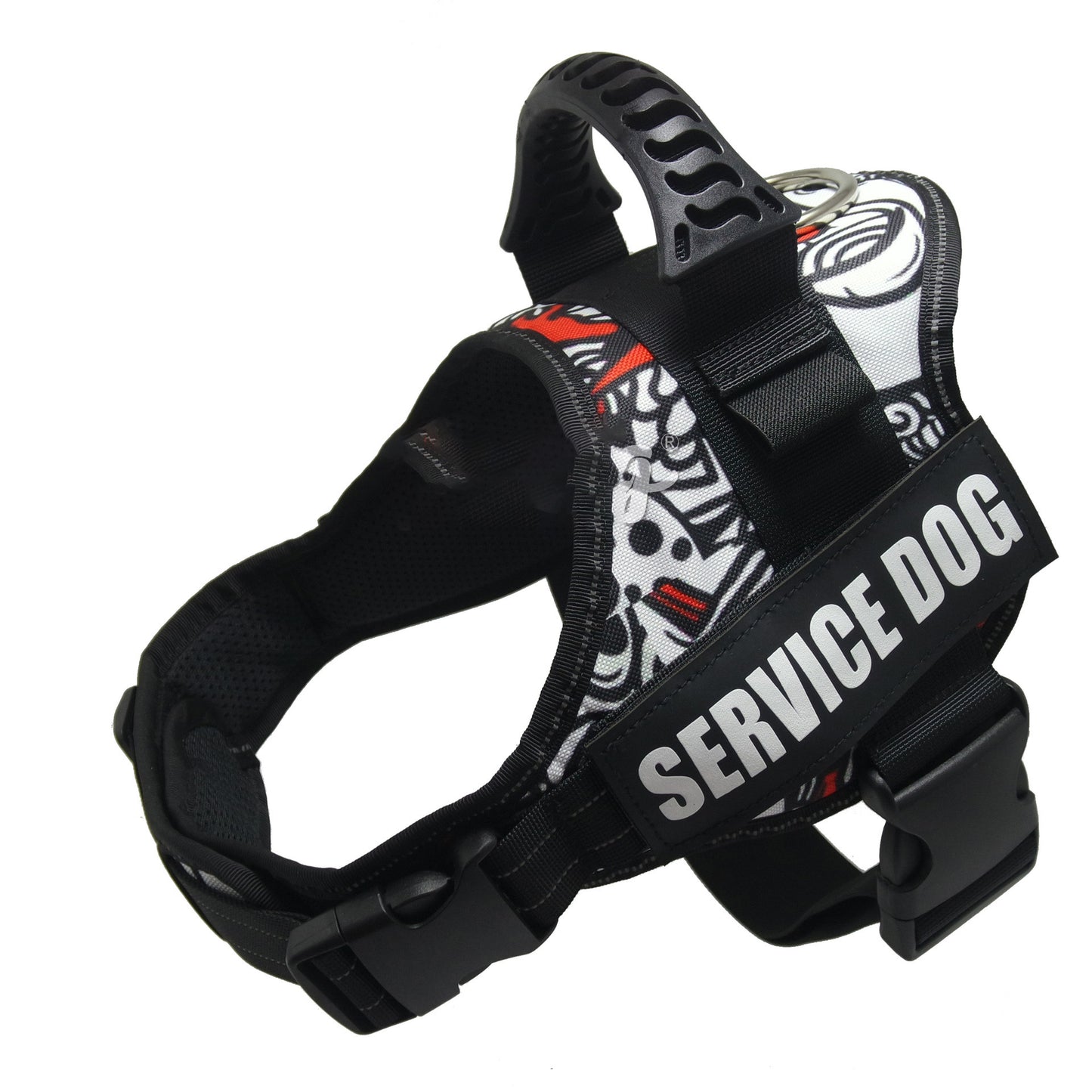 K9 Harness for Dogs Reflective Adjustable - side view - PET'S FUN | dog toy