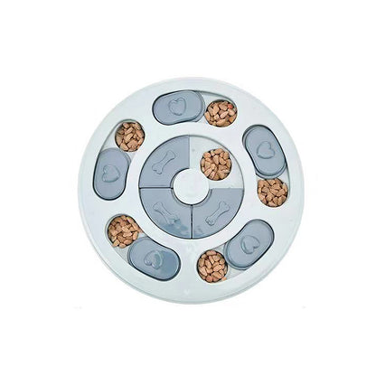 Creative Dog Turntable Eating Anti-Choking - back view - PET'S FUN | dog accessories