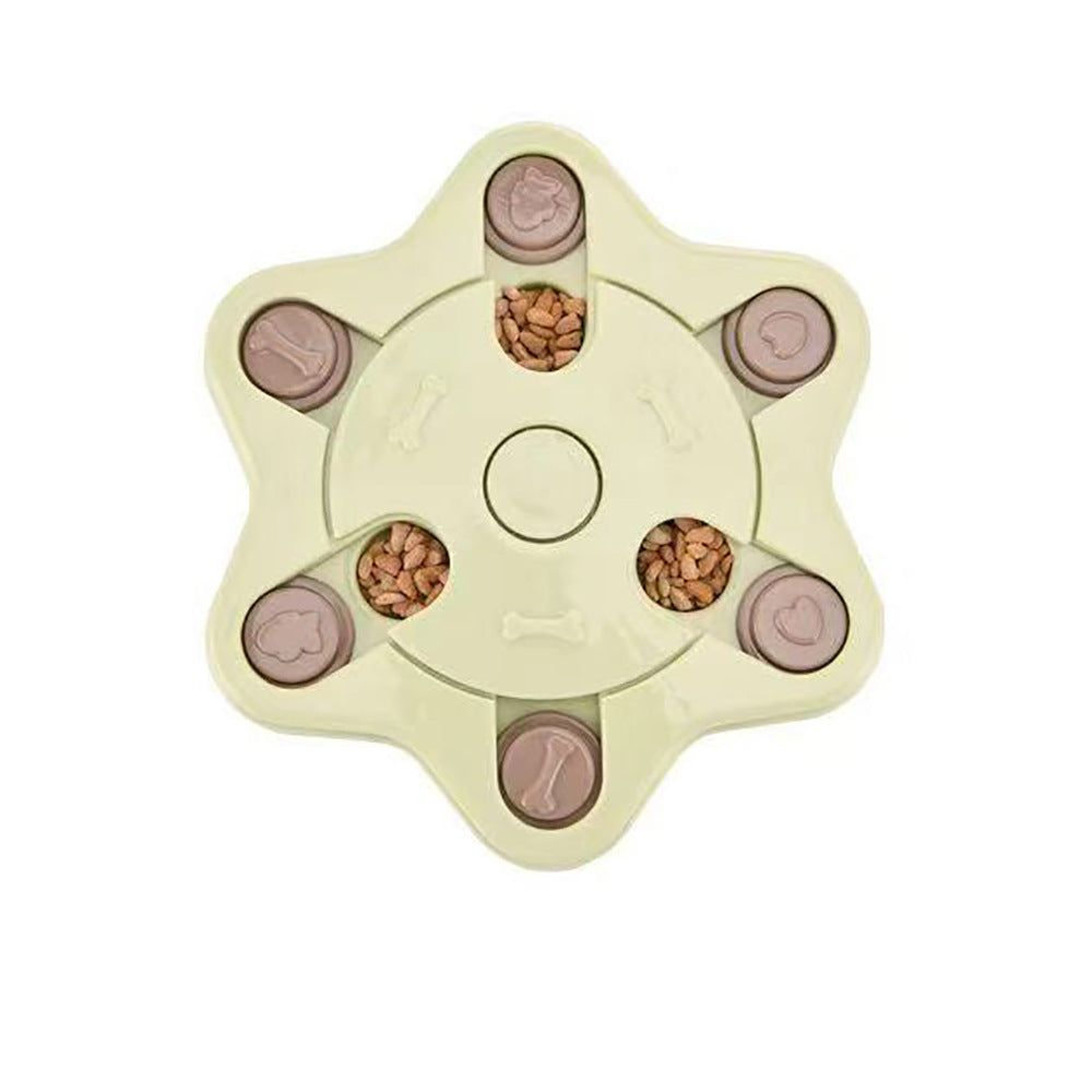 Creative Dog Turntable Eating Anti-Choking - side view - PET'S FUN | dog toy