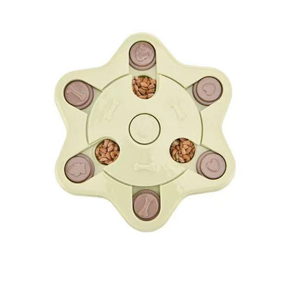 Creative Dog Turntable Eating Anti-Choking - side view - PET'S FUN | dog toy