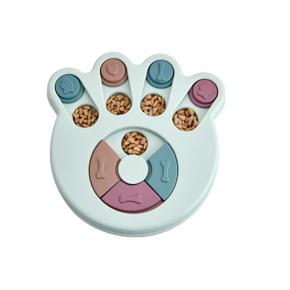 Creative Dog Turntable Eating Anti-Choking - front view - PET'S FUN | dog accessories