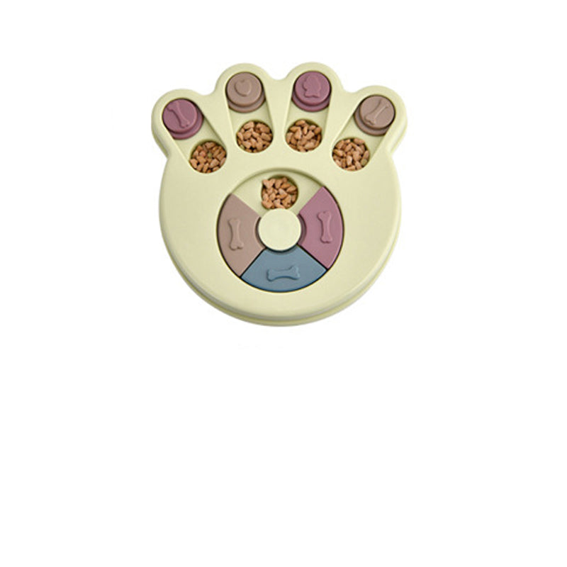 Creative Dog Turntable Eating Anti-Choking - back view - PET'S FUN | interactive dog toy