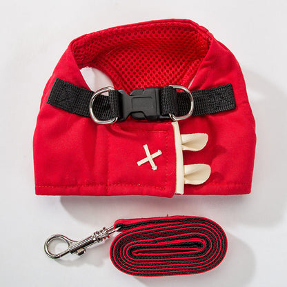 Cross-border Vest-style Traction Rope for - side view - PET'S FUN | dog play
