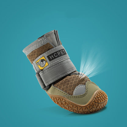 Pet Dog Shoes Summer Breathable Pet Shoes - angle view - PET'S FUN | dog entertainment