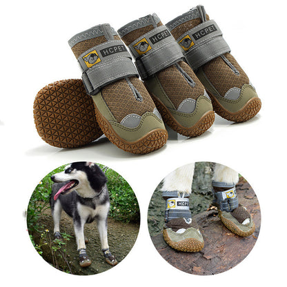 Pet Dog Shoes Summer Breathable Pet Shoes - front view - PET'S FUN | dog toy
