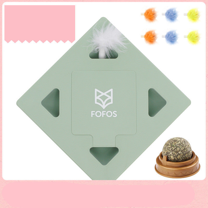 Automatic Magic Box Feather Funny Cat Stick Rechargeable Electric Cat Toy - PetsFun Premium Pet Products