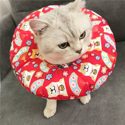 Anti-scratch Headgear - back view - PET'S FUN | cat accessories