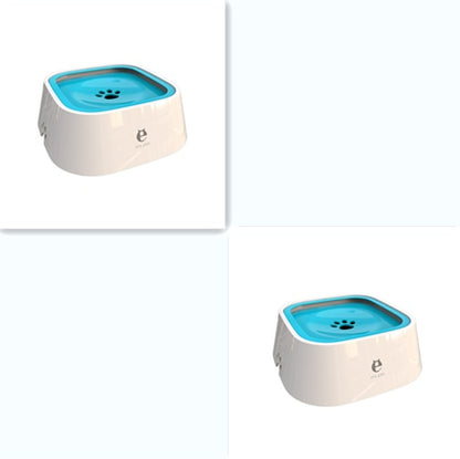 Non-wet Mouth Dog Bowl, Floating Bowl, - angle view - PET'S FUN | dog supplies