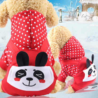 New Year Dog Cat Clothes Accessories Pet - side view - PET'S FUN | cat play