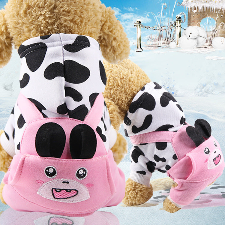New Year Dog Cat Clothes Accessories Pet - back view - PET'S FUN | cat entertainment