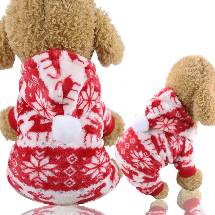 New Year Dog Cat Clothes Accessories Pet - angle view - PET'S FUN | cat toy