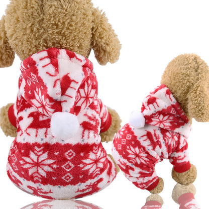 New Year Dog Cat Clothes Accessories Pet - angle view - PET'S FUN | cat toy
