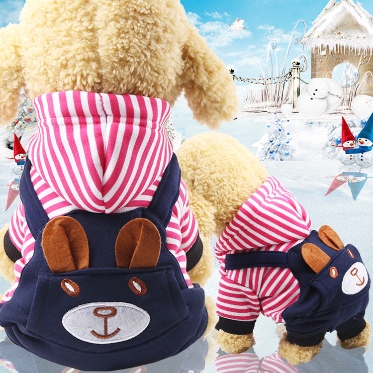 New Year Dog Cat Clothes Accessories Pet - front view - PET'S FUN | interactive cat toy