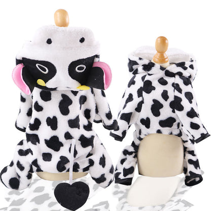 New Year Dog Cat Clothes Accessories Pet - side view - PET'S FUN | cat accessories