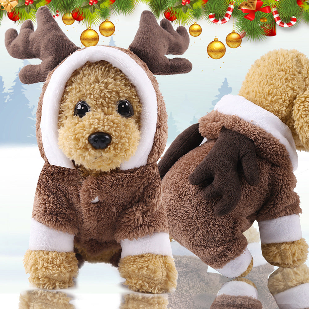 New Year Dog Cat Clothes Accessories Pet - angle view - PET'S FUN | cat supplies