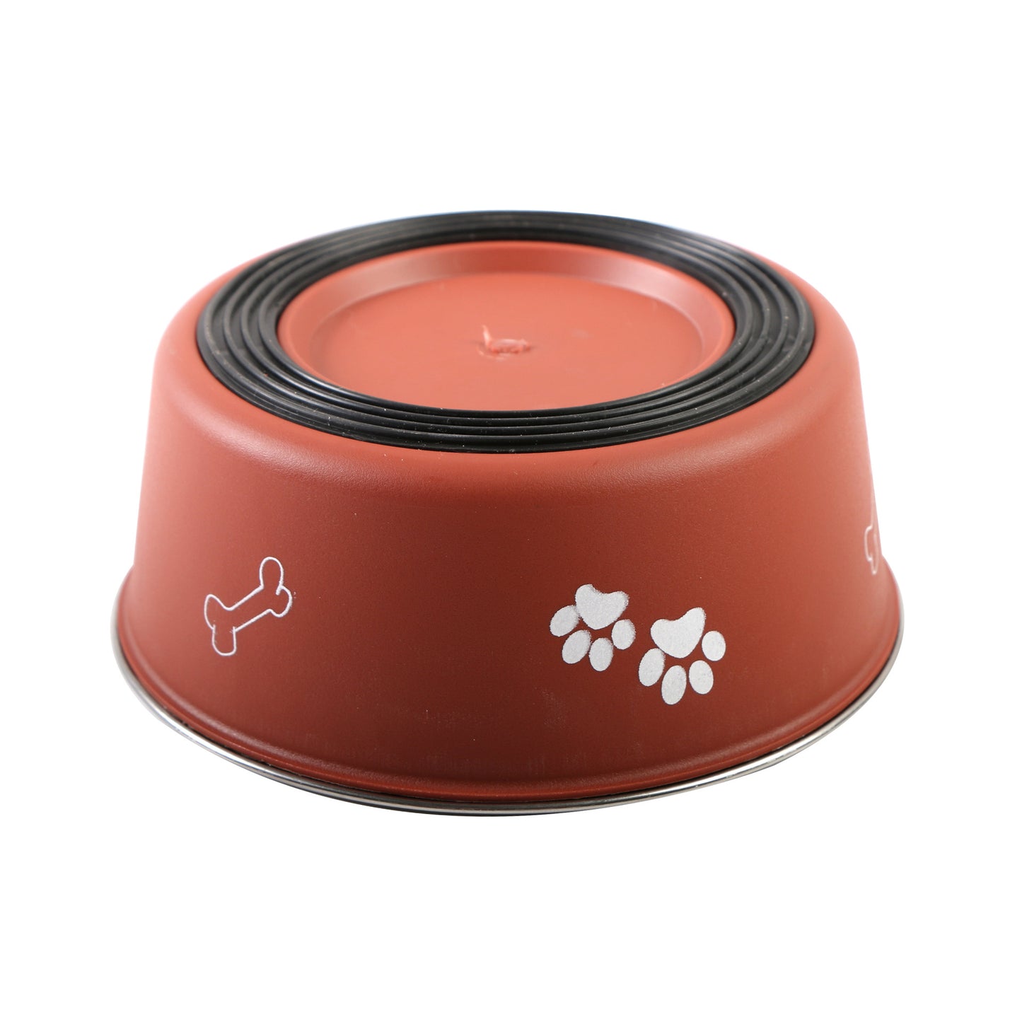 Pet Supplies Pet Stainless Steel Food Bowl - front view - PET'S FUN | pet play