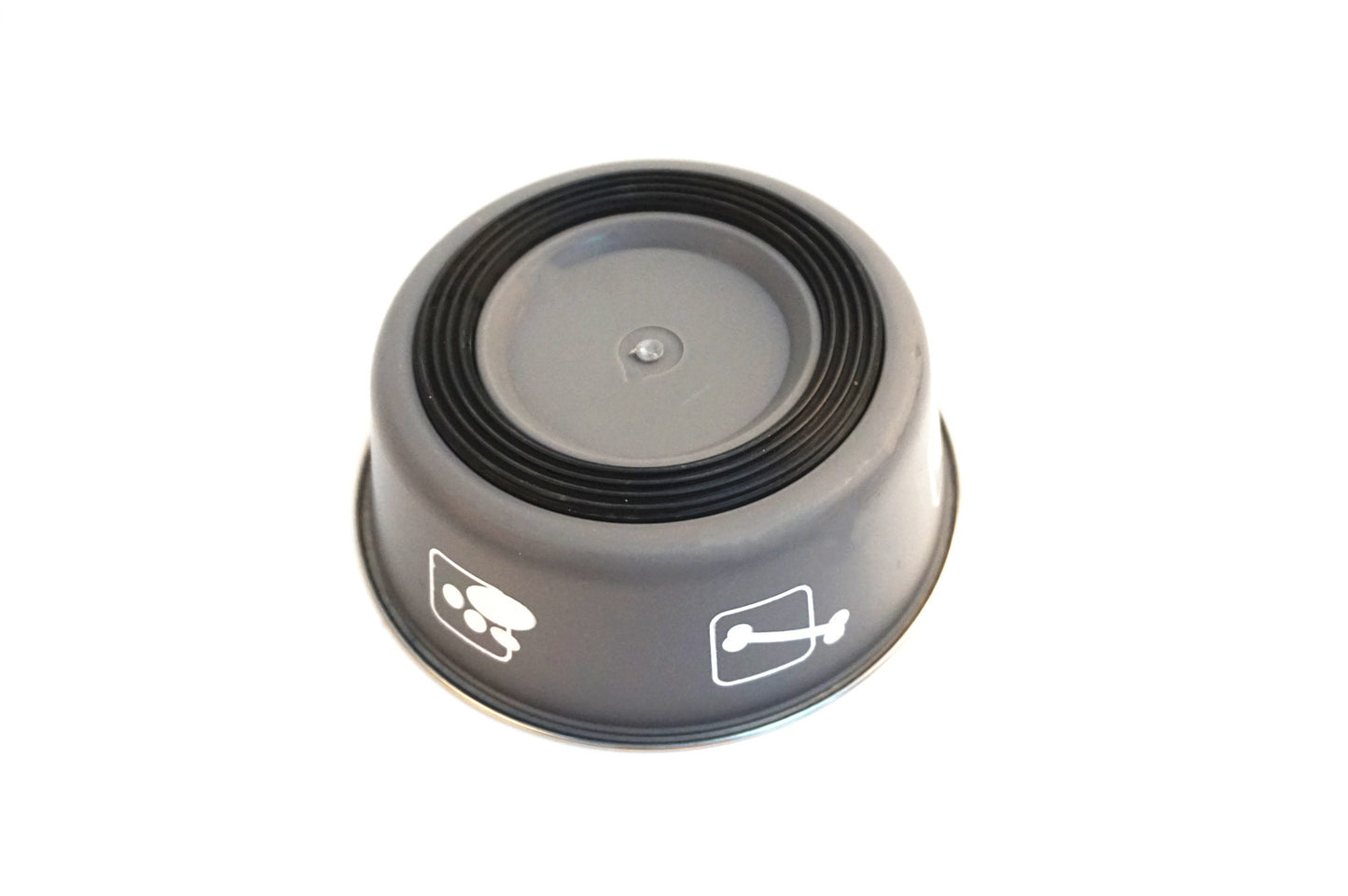 Pet Supplies Pet Stainless Steel Food Bowl - angle view - PET'S FUN | pet accessories