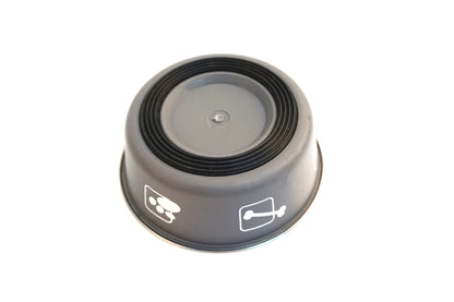Pet Supplies Pet Stainless Steel Food Bowl - angle view - PET'S FUN | pet accessories