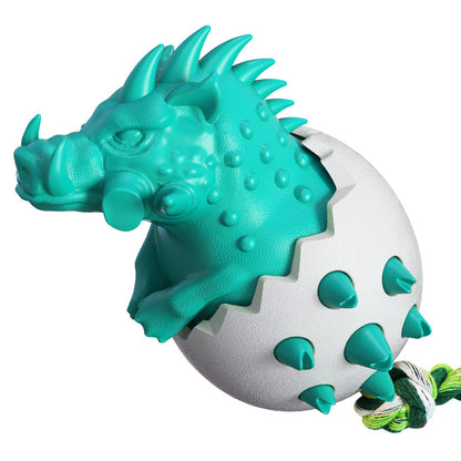 Wild Boar Egg Dog Toothbrush Molar Stick - angle view - PET'S FUN | dog entertainment