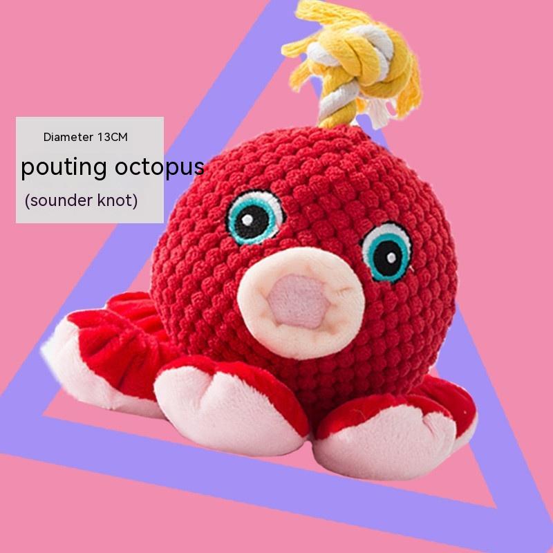 Sound Plush Pets Dog Toy with Molars Relieving Boredom Pet Prod | PET'S FUN