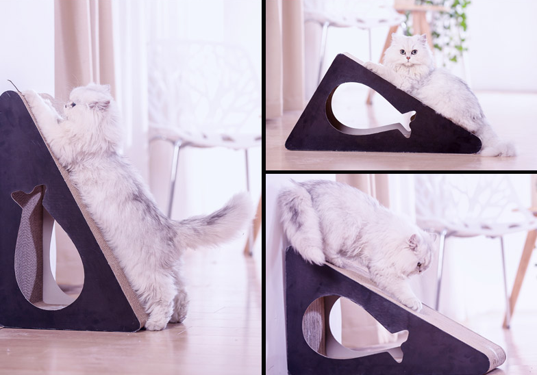 Grinding claws corrugated paper cat climbing board vertical