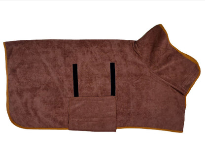 Pet Bathrobe Fast Drying Towel Microfiber - detail view - PET'S FUN | dog supplies