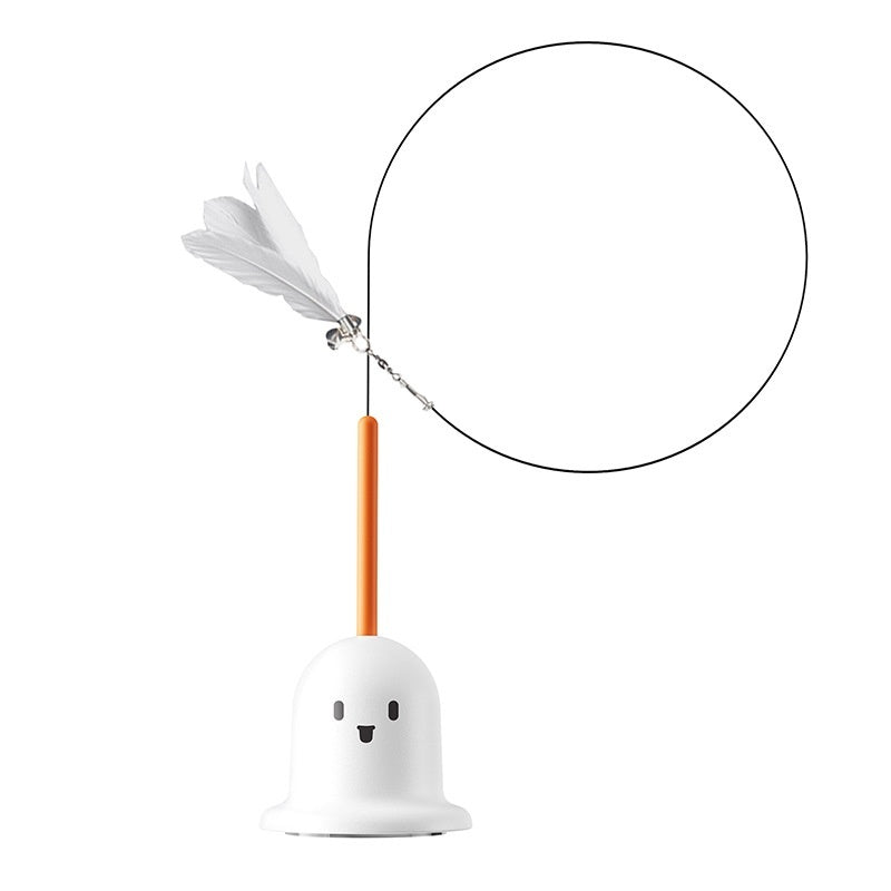 Cat Toy Strong Suction Cup Cat Teaser - lifestyle view - PET'S FUN | cat toy
