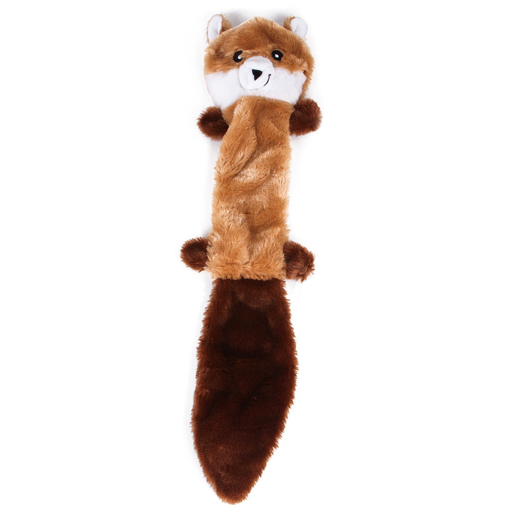 Dog Chew Toy Pet Plush Squeaky Paper Toy - side view - PET'S FUN | dog entertainment