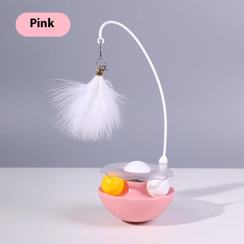 Cat Interactive Toy Funny Tumbler Toy Kitten Exercise - detail view - PET'S FUN | cat bed