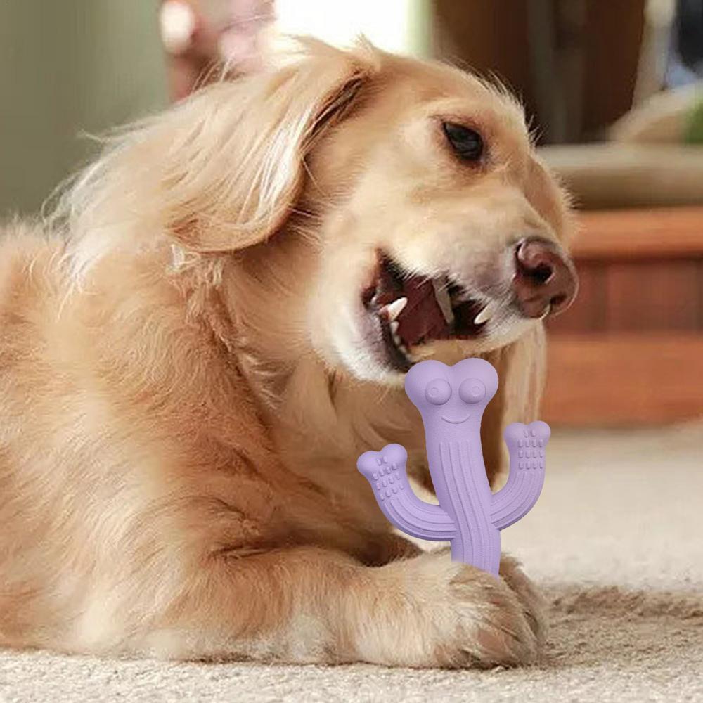 Cactus Puppy Chew Toy Cactus Dog Chew Toy Ultra - side view - PET'S FUN | dog entertainment