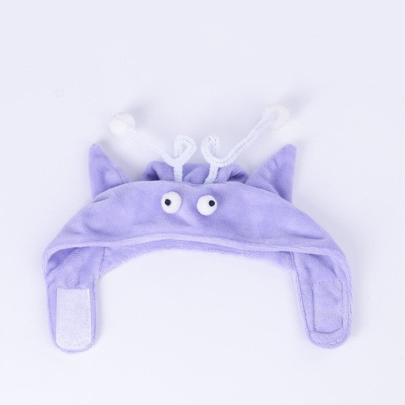 New Head Wearing Feather Funny Cat Stick - detail view - PET'S FUN | cat supplies