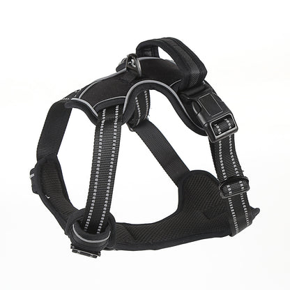 Dog Harness No Pull Breathable Reflective Pet Harness - side view - PET'S FUN | dog entertainment