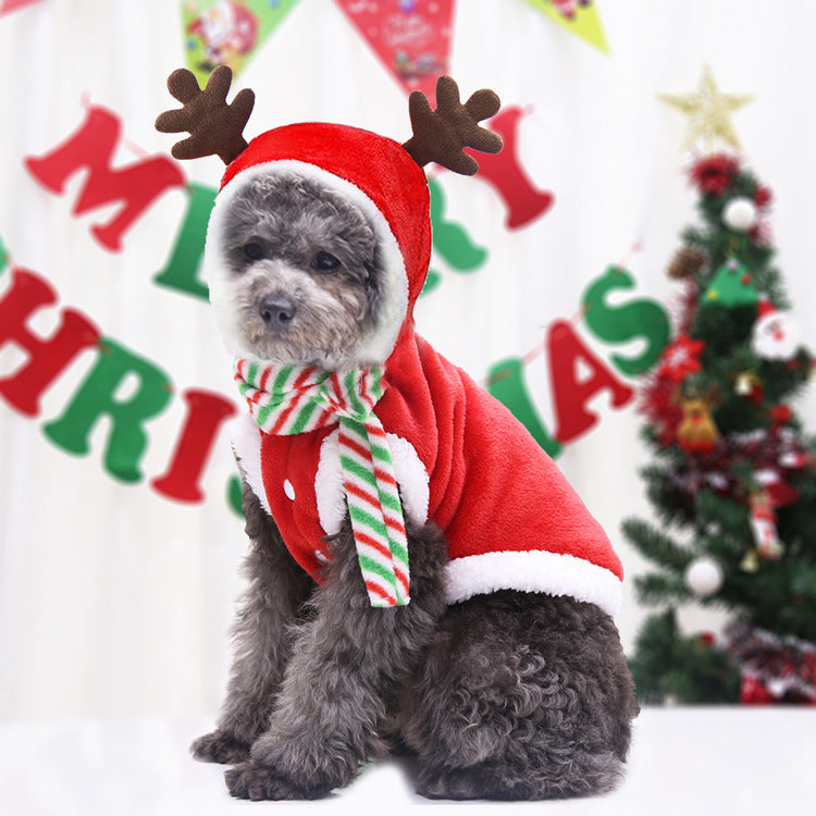 Dog Christmas Pet Supplies Clothes - front view - PET'S FUN | dog toy