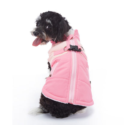 Winter Cashmere Pet Jacket - back view - PET'S FUN | pet accessories