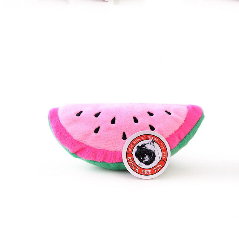 Bread Fruit Pet Dog Plush Toy - detail view - PET'S FUN | interactive dog toy