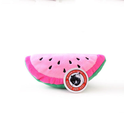 Bread Fruit Pet Dog Plush Toy - detail view - PET'S FUN | interactive dog toy