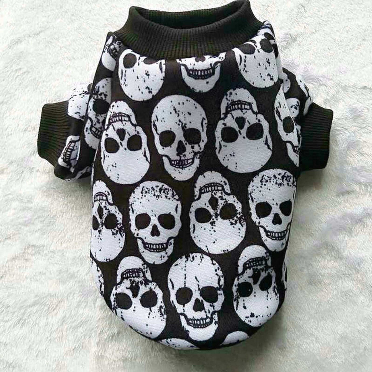 Pet Clothes Skull Halloween Supplies - angle view - PET'S FUN | pet supplies