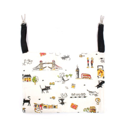 Cat Hammock Hanging Nest Cat Cage with Hammock Hanging Cat Bed Cat Litter...