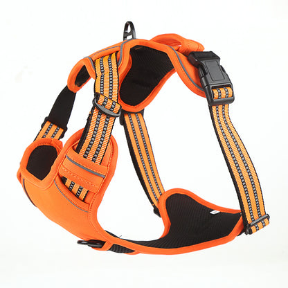 Dog Harness No Pull Breathable Reflective Pet Harness - back view - PET'S FUN | dog toy