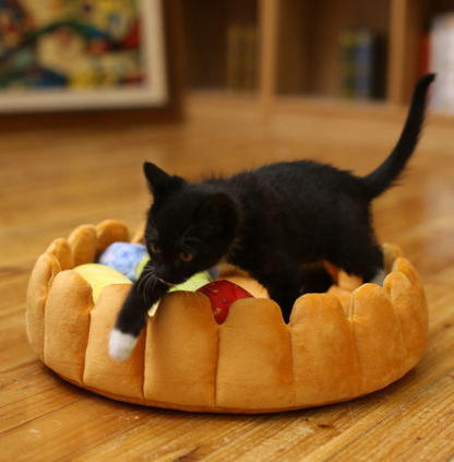 Pet plush cat dog mat kennel cat litter
