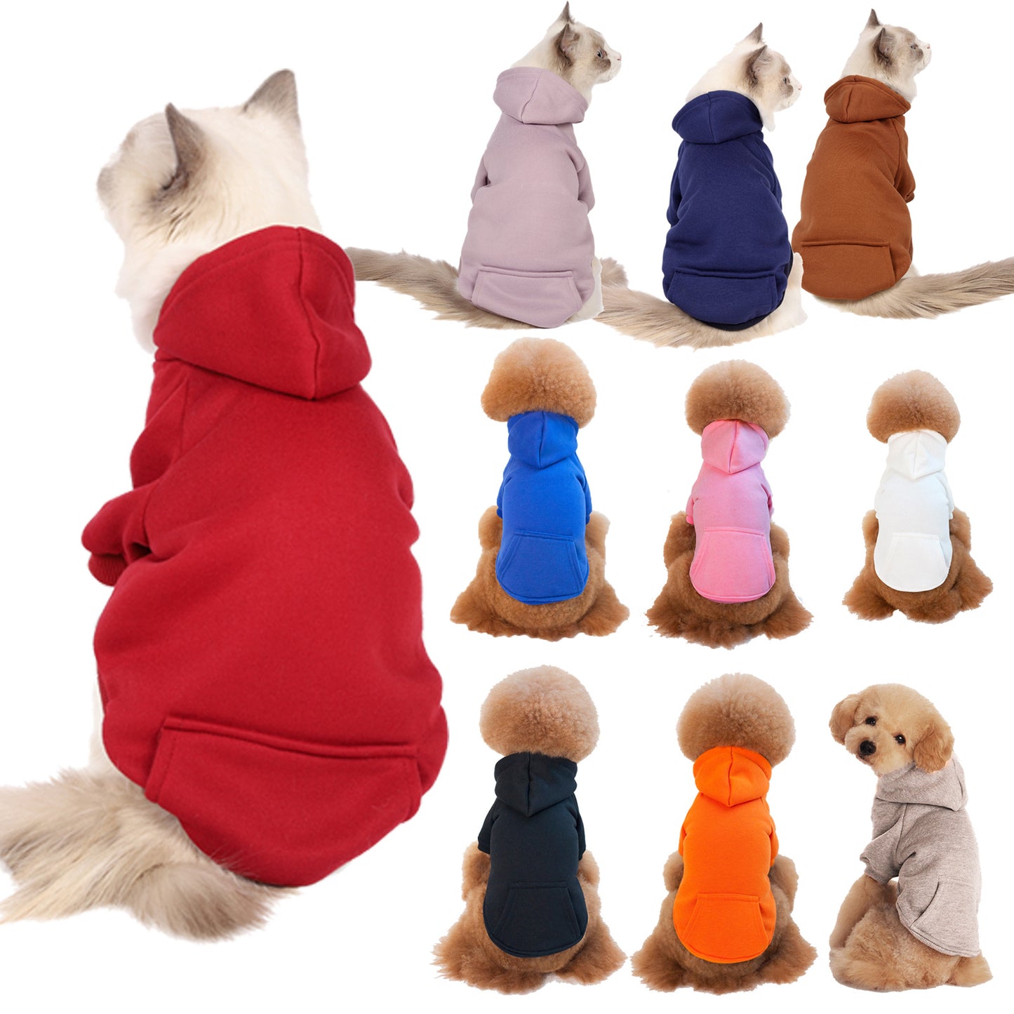 Small and Medium Sized Dogs Wearing Caps and - front view - PET'S FUN | dog toy